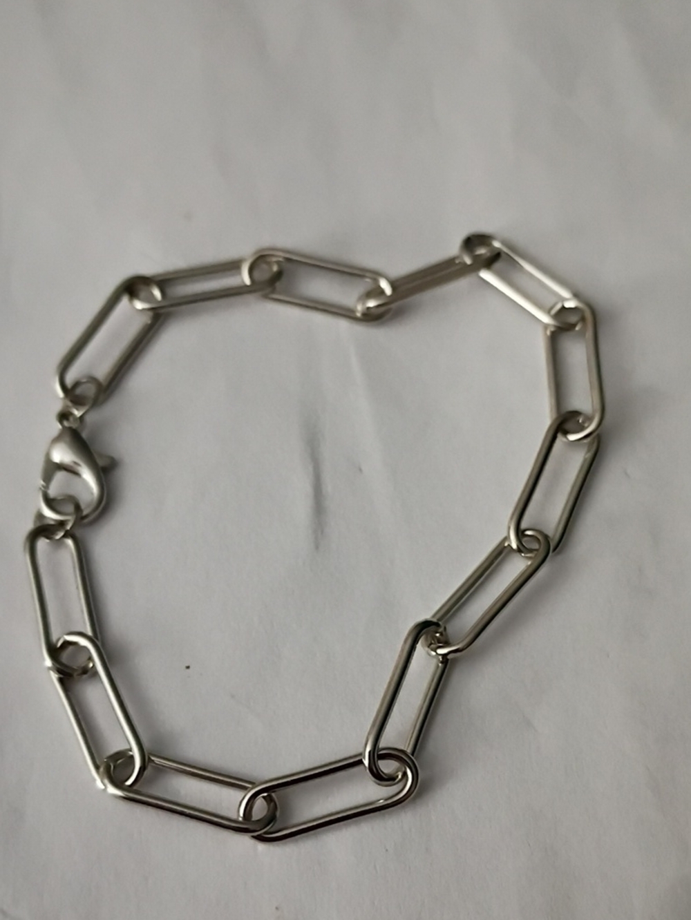 Silver Link Chain Bracelet - Mens Jewelry